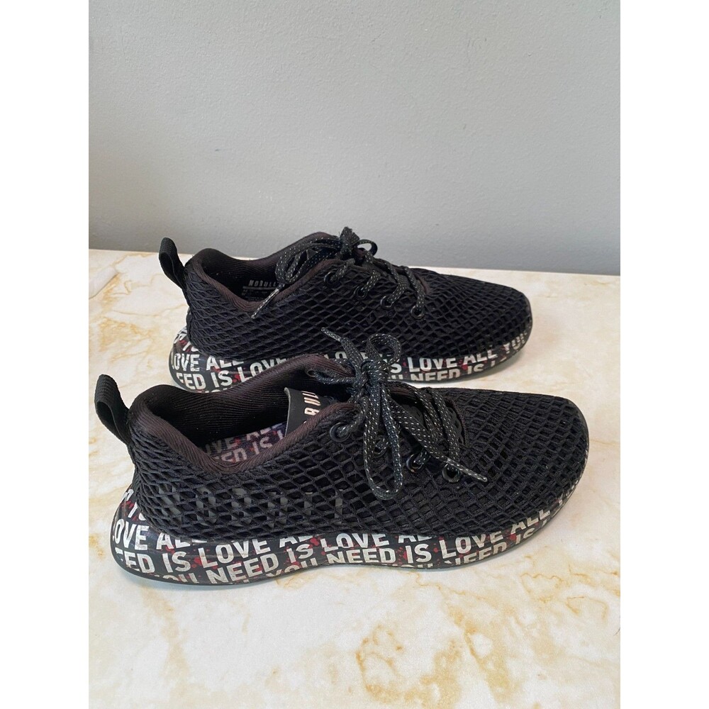 Nobull Mesh Running Training Sneakers Black Shoes All You Need Is Love W's 6.5